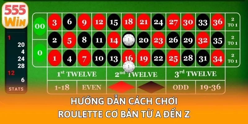 Hướng dẫn cách chơi Roulette cơ bản từ A đến Z